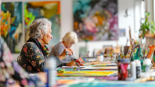 Cultivating Creativity in Retirement through Art and Music